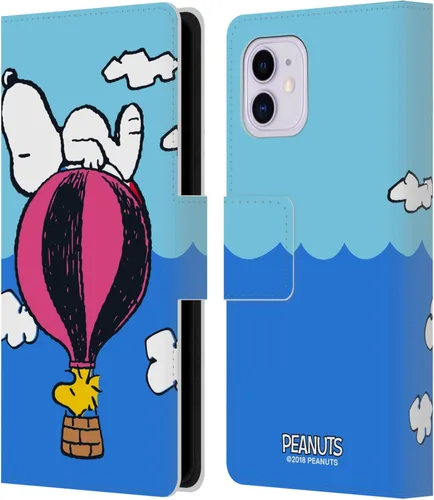Vista 100 de Head Case Designs Peanuts Charlie & Woodstock Nap Halfs and Laughs - Funda de piel tipo cartera con licencia oficial compatible con Apple iPhone 11
