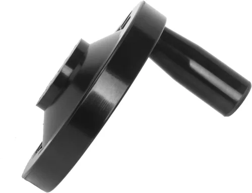 Vista 3 de Hand Wheel 63MM OD 8MM Mounting Hole Machine Key Fixing Bakelite Revolving Handle for Industrial Machinery