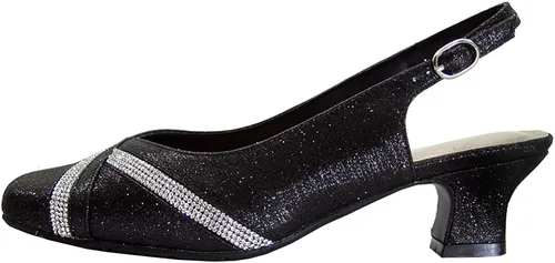 Vista 3 de Floral Shelby - Zapatos de tacón ancho con punta cuadrada para mujer