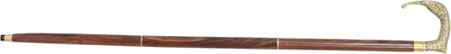 Vista 4 de Latón grande Elaphant Nautical Cane Handle Big Elephant Latón Curvo Manija curvada, regalo asequible
