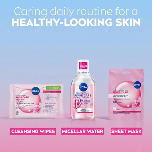 Vista 8 de NIVEA Agua limpiadora micelar, Skin Breathe Rose MicellAIR, 13.5 fl oz