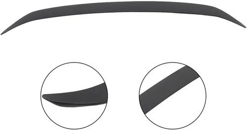 Vista 5 de SCITOO Alerón de alerón de ventana trasera ABS para 2013-2018 para Lexus ES300h/ES350 negro mate trasero alerón de maletero