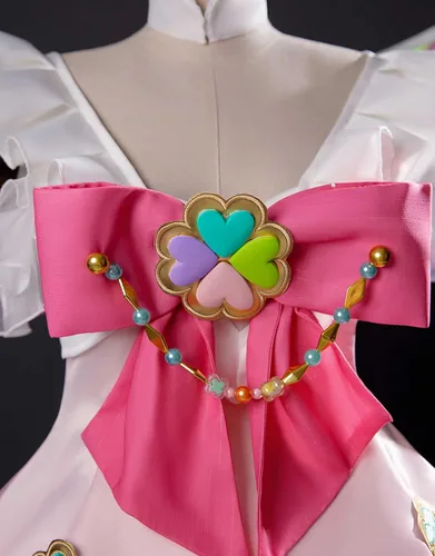 Vista 5 de miccostumes Bonito vestido para mujer y niña con cuello y orejas