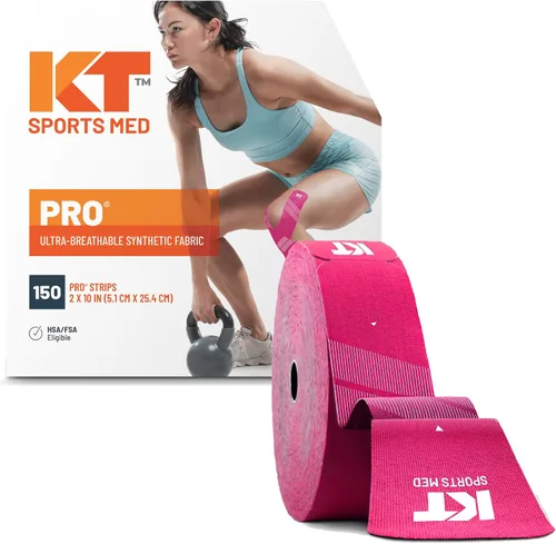 Vista 11 de KT Tape, PRO Synthetic Elastic Kinesiology Athletic Tape, 150 Count, 10” Precut Strips