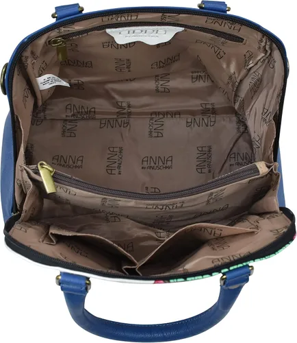 Vista 6 de Anna by Anuschka Hand-Painted Leather Organizer Satchel