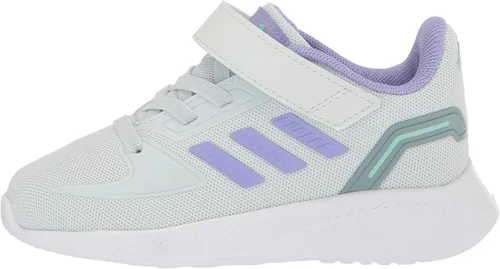 Vista 8 de adidas Runfalcon 2.0 - Tenis de correr unisex para niños, Core BlackBeam YellowBeam Green