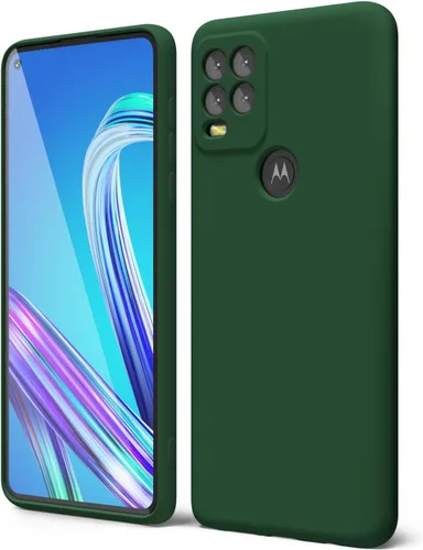 Vista 67 de oakxco para Motorola Moto G Stylus 5g 2021 Funda de teléfono de silicona líquida, delgada y suave, de goma de caucho, TPU, cubierta simple y lisa