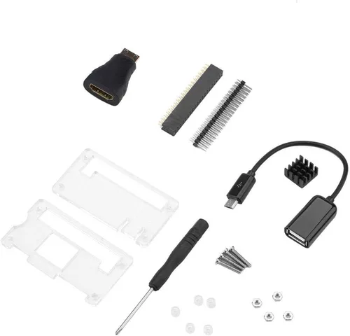 Vista 7 de Kit de inicio Zero W, paquete completo de accesorios Zero W con estuche blanco, para desarrolladores, educadores y entusiastas del bricolaje