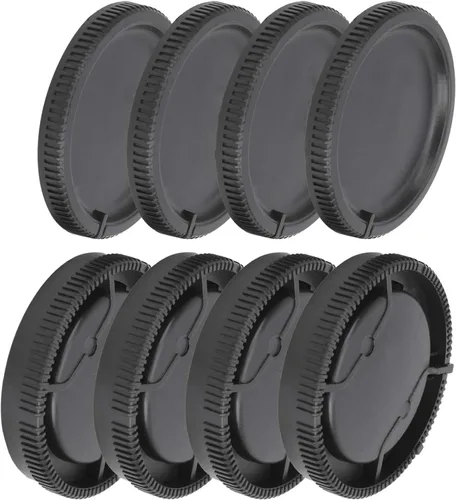 Vista 6 de 4 unids lente trasera cubierta trasera cuerpo cubierta frontal tapa conjunto para Sony A Mount lente cámara