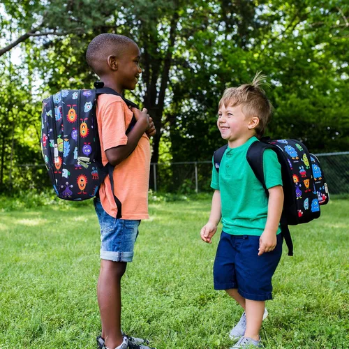 Vista 6 de Wildkin - Mochila de 15 pulgadas para niños, monstruos