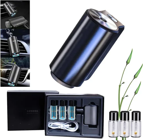 Vista 3 de Ambientador Inteligente para Coche de Yeblem, Difusor de Aromatizante para Carro (Difusor+1pcs de Aceites, Lavanda)