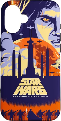 Vista 32 de Star Wars Funda con póster de película ilustrada La venganza de los Sith para iPhone 17