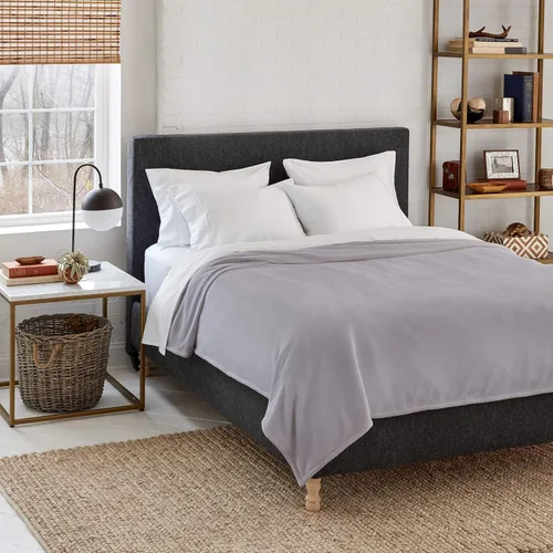 Vista 10 de Eddie Bauer - Manta térmica tamaño Queen, manta eléctrica de microfelpa cepillada suave, ropa de cama cálida y acogedora