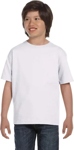 Vista 2 de Hanes Camiseta de manga corta Essentials para niños, paquete de 3 o 6