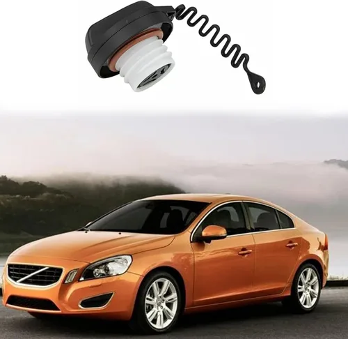 Vista 5 de Tapa de llenado de depósito de combustible de gasolina compatible con Volvo 04-18 S60 / 2016 S60 Cross Country / 07-15 S80 / 15-18 V60 Cross Country