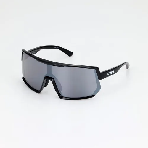 Vista 4 de uvex Gafas de sol deportivas antivaho para senderismo/correr/ciclismo con protección UV, para mujeres y hombres, sportstyle 235, Negro / Plateado