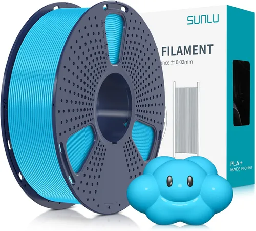 Vista 18 de SUNLU - Filamento PLA Plus para impresora 3D, 1.75 mm, bobina de 1 kg (2.2 lb), enrollado de forma ordenada, precisión dimensional ±0.02 mm