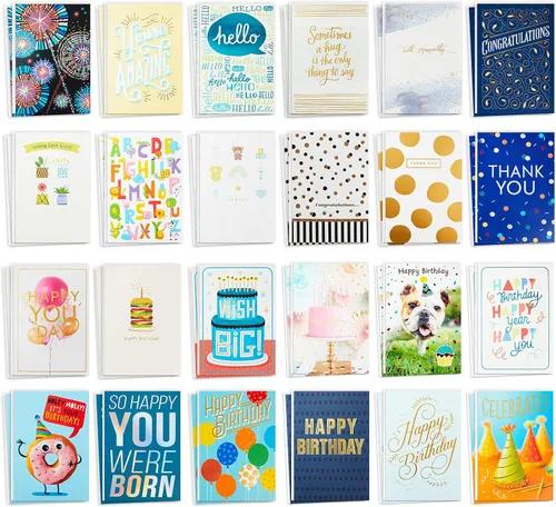 Vista 4 de Hallmark Surtido de tarjetas de felicitación para todas las ocasiones + tarjetas de condolencias
