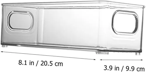 Vista 6 de SMASOLO Caja de almacenamiento transparente para refrigerador, versátil organizador de refrigerador para bebidas, frutas y verduras, organiza