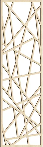Vista 131 de Conway Paneles de pared decorativos de madera con calado, 9 3/8 pulgadas de ancho x 24 3/8 pulgadas de alto x 1/4 de alto, aliso