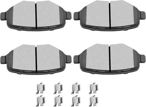 Vista 21 de SCITOO D273 Juego de pastillas de freno cerámicas delanteras de reemplazo 1984-1985 para Honda Accord, 1988-2000 para Honda Civic, 1993-1997