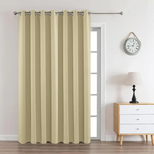 Vista 37 de Joydeco - Juego de 2 paneles de cortinas opacas de 63 pulgadas, 2 cortinas largas con aislamiento térmico burg, cortinas de oscurecimiento