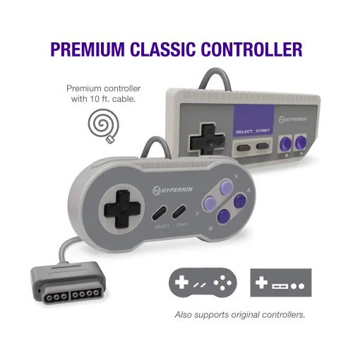 Vista 4 de Hyperkin RetroN 2 HD Gaming Console for NES Super NES Super Famicom Gray