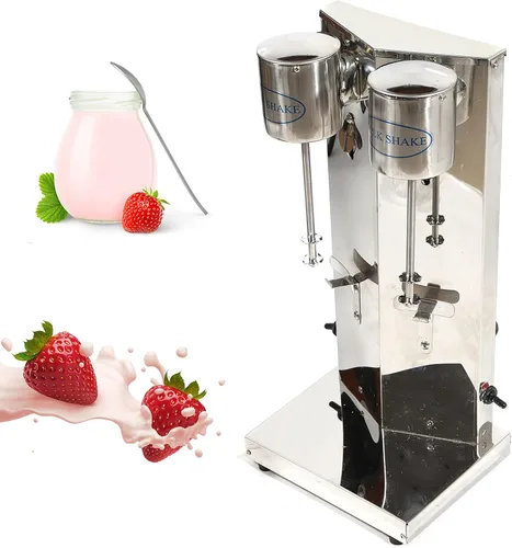 Vista 7 de Máquina comercial de batido de una sola cabeza, mezclador de bebidas de acero inoxidable, 110 V, 18000 RMP, máquina de helados, exprimidores