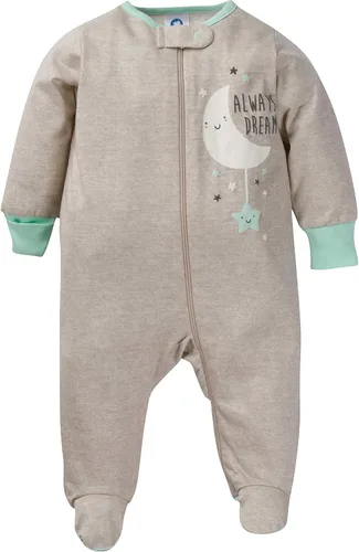 Vista 2 de Gerber unisex-baby 4 Pack Sleep 'N Play Footie