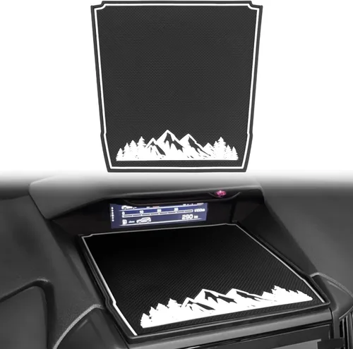 Vista 12 de Alfombrilla de salpicadero para accesorios Subaru Crosstrek 2012-2017, Forester 2014-2018, Impreza XV 2012-2016, almohadilla interior antideslizante