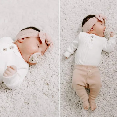 Vista 6 de Diademas con lazos para bebés y niñas, accesorios para el cabello
