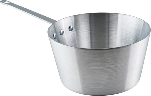 Vista 9 de Winco Olla de salsa cónica de aluminio resistente, 3mm, 1.5 cuartos de galón