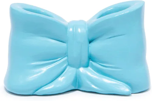 Vista 7 de Hodao Bowtie - Soporte para cepillos de dientes y bolígrafos para niños, bonito soporte de almacenamiento multifuncional de resina, organizador