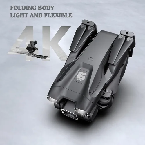 Vista 8 de Negro El nuevo H66 Drone 4K Profesional Hd Cámara Drones Largo Plegable Remoto Aviones