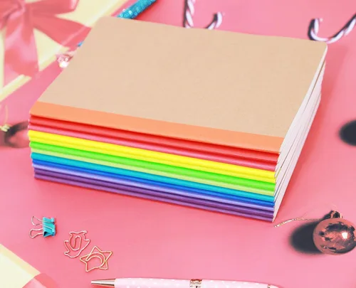 Vista 8 de Paquete de 12 cuadernos rayados con diario a granel, planificador de escritura con papel grueso, 60 páginas, 30 hojas, 21 x 13 cm para suministros