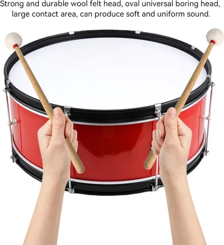 Vista 3 de Palillo de percusión de 4.57 pulgadas de longitud, mazos de tambor y percusión para xilófono, carillón, bloque de madera, glockenspiel y campanas