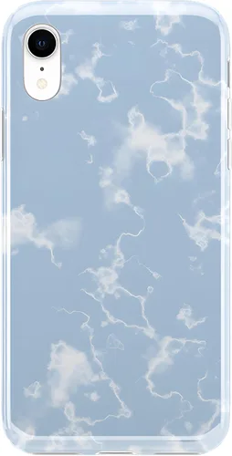 Vista 24 de Carcasa Casely para iPhone XR *Solo Buenas Vibraciones* Impresión de Festival Diseño Clásico Ultradelgado