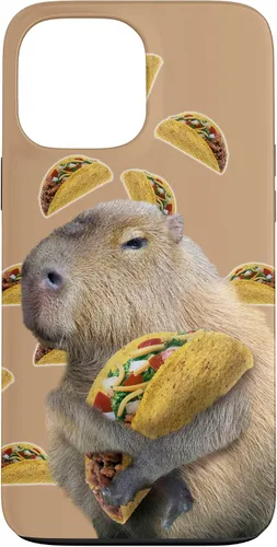 Vista 24 de Capybara Capybaras Eating Taco - Carcasa para iPhone 17