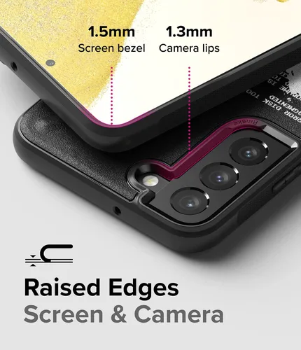 Vista 4 de Ringke Onyx - Funda protectora para teléfono compatible con Samsung Galaxy S22 Plus 5G (2022), diseño impreso, resistente, resistente, duradero, a