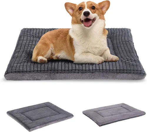 Vista 13 de BVAGSS Almohadilla Reversible para Jaula de Perro, Colchoneta de Cama para Mascotas de Espuma Viscoelástica, Colchón Suave y Cálido Lavable a