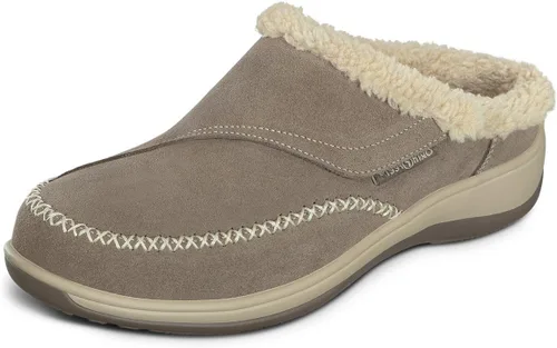 Vista 10 de Orthofeet Charlotte - Pantuflas ortopédicas con forro de piel sintética para mujer