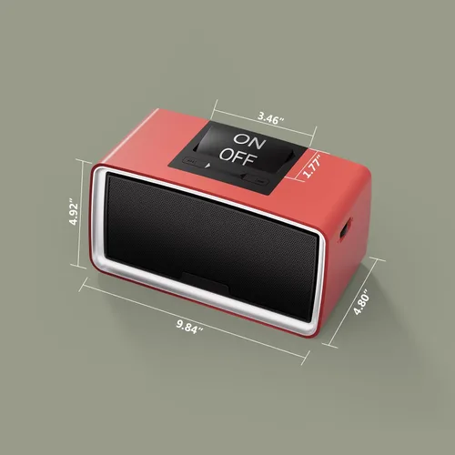 Vista 8 de Reproductor MP3 simple con botones grandes y fácil operación, reproductor de música ideal para ancianos, personas con discapacidad auditiva