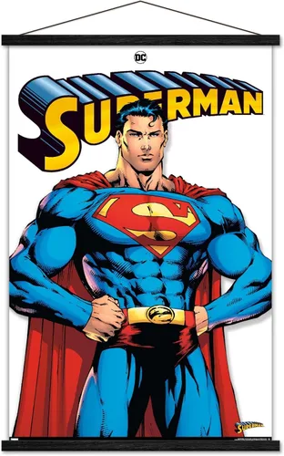 Vista 8 de Trends International DC Comics - Póster de pared con marco magnético de Superman
