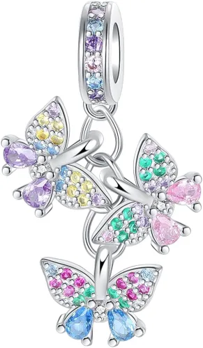 Vista 208 de Abalorios de plata de ley 925 con letras de la A ~ Z, para pulseras, collares, Día de San Valentín, Día de la Madre, joyería regalos para mujeres