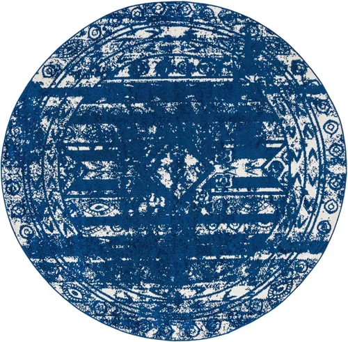 Vista 65 de Unique Loom Lennon Collection - Alfombra de área Zal (2 pies x 3 pies 1 pulgada, rectangular, gris y marfil)