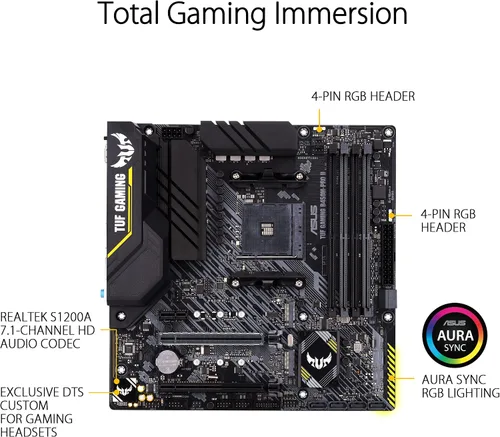 Vista 3 de TUF Gaming B450M-PRO II