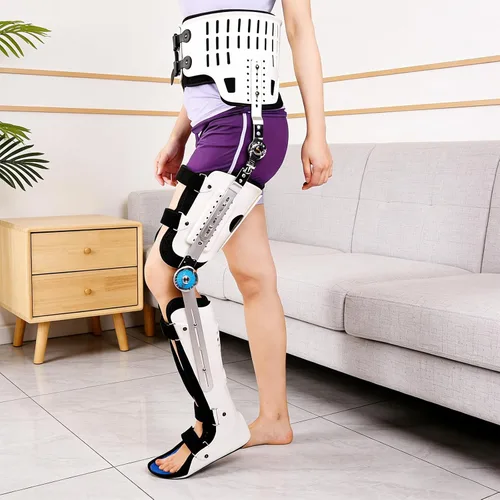 Vista 3 de Ortesis de pie y rodilla de cadera para equipo de rehabilitación de fractura de cadera Soporte fijo Fractura de fémur femoral Inestabilidad