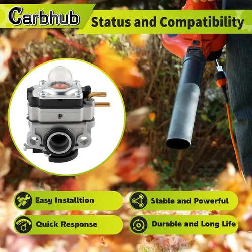 Vista 2 de Carbhub TBP6160 TB4BP TB4BPEC 753-05676A Carburador para Troy-Bilt TB4BP (41AR4BPG966) TBP6160 TB4BPEC Soplador de Mochila 753-05676A Carburador