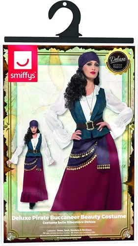 Vista 7 de Smiffys Women Deluxe Pirate Buccaneer Beauty CostumeAdult-Sized Costume