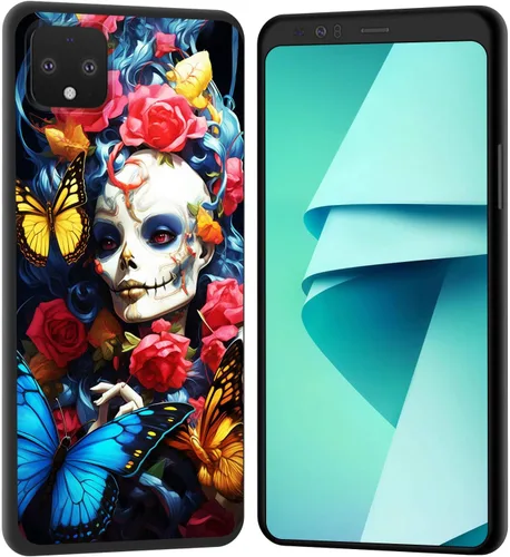 Vista 165 de Funda para Pixel 4 XL, funda de goma de silicona suave a prueba de golpes, funda protectora de cuerpo completo para Google Pixel 4 XL, ciervo